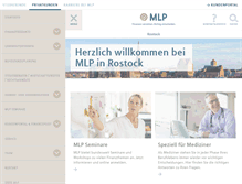 Tablet Screenshot of mlp-rostock.de